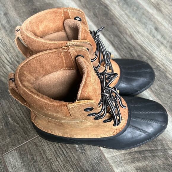 Sorel Cheyenne II Brown Leather Waterproof Duck Boots Men’s 7 main image 10